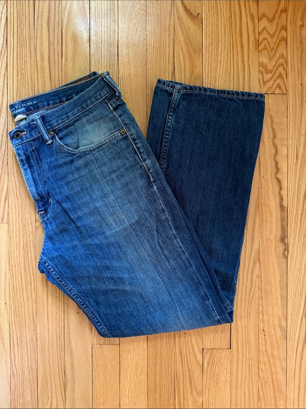 Banana Republic Blue Denim Jeans Straight Leg